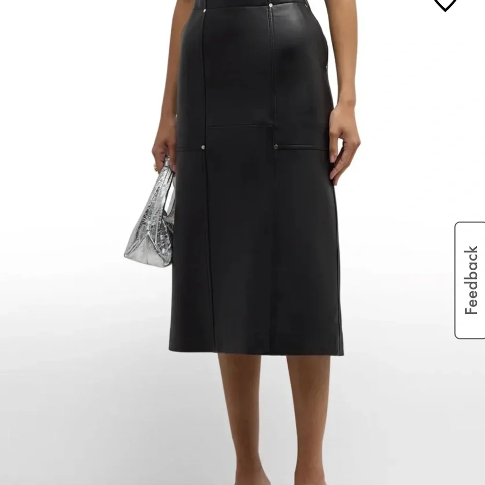 A.L.C Gwen leather midi skirt 17x31 - Picture 6 of 16